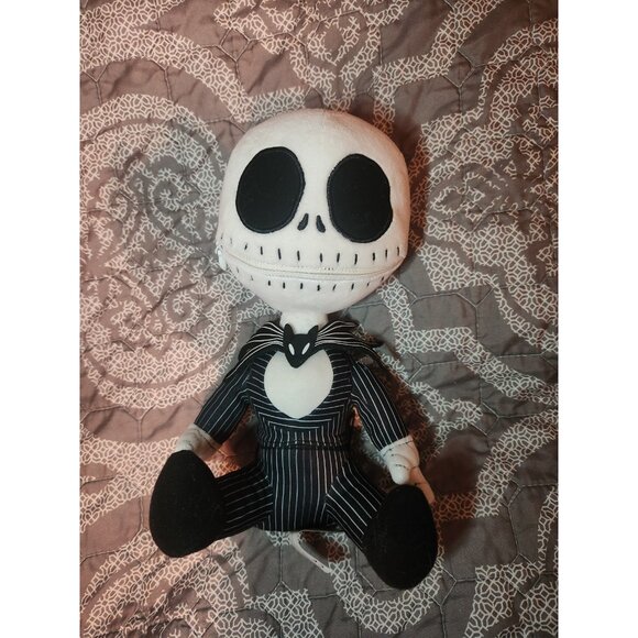 Jack Skellington The Nightmare Before Christmas Zipper Mouth Plush - Picture 2 of 5